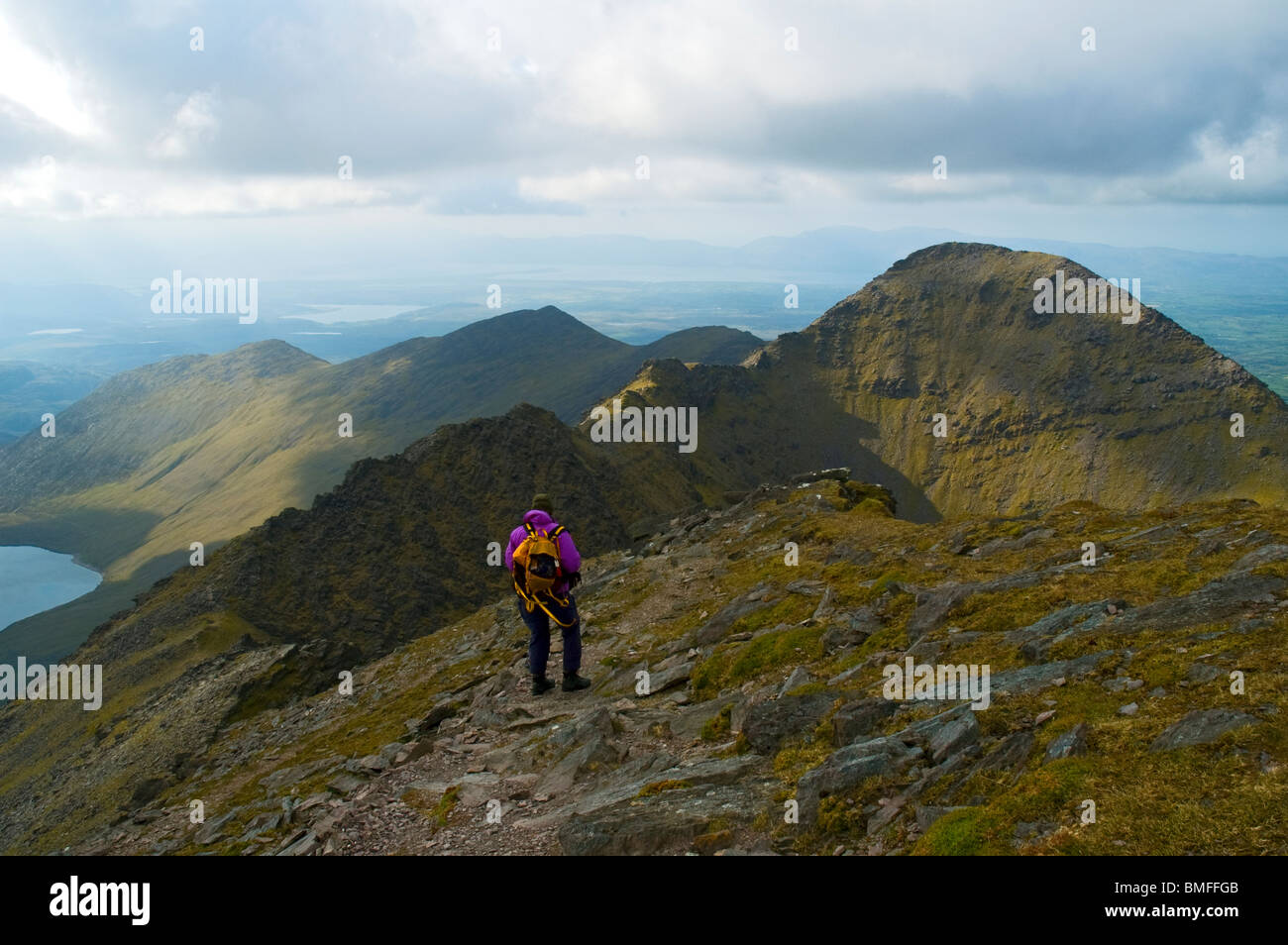 Macgillycuddy’s reeks walker hi-res stock photography and images - Alamy