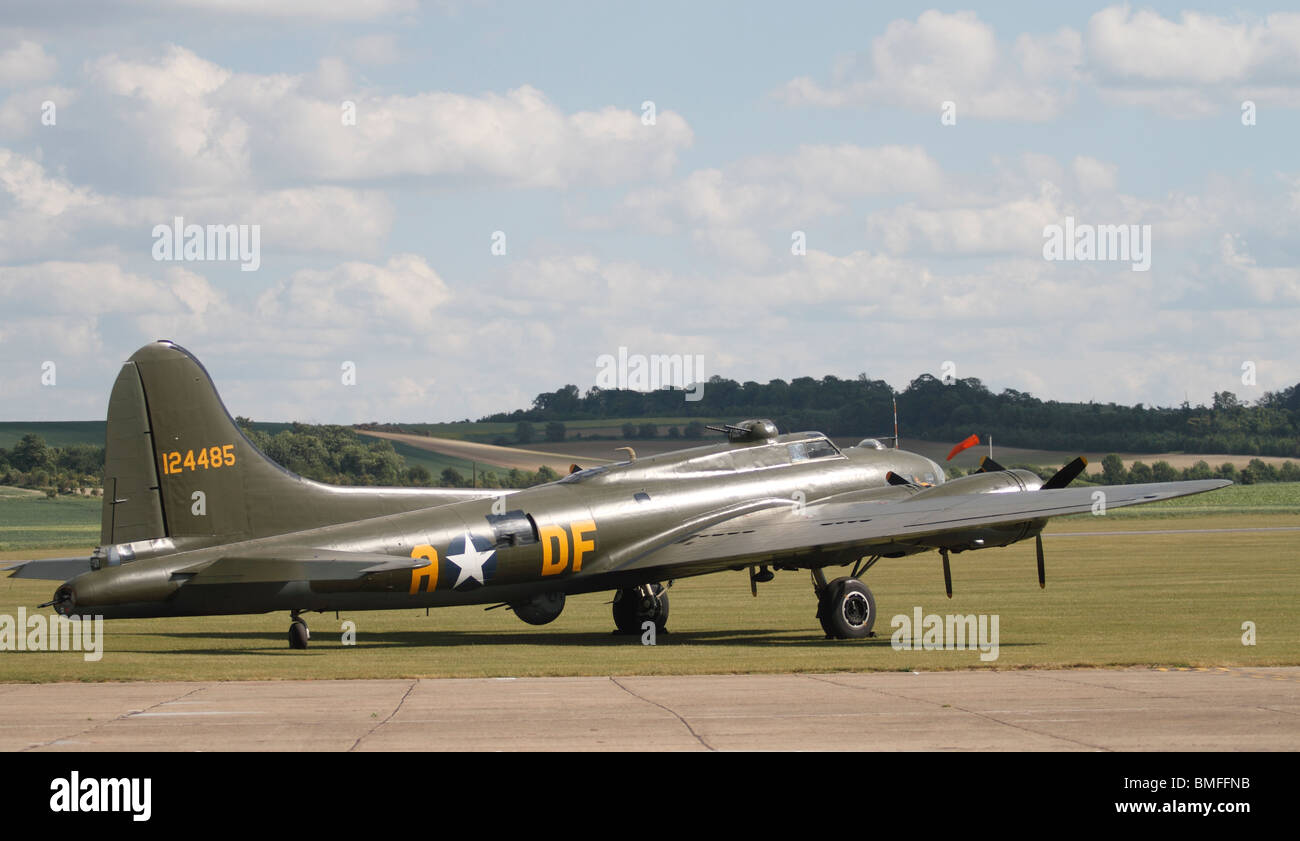 Boeing B-17G Flying Fortress Duxford Aero Museum - part of the Imperial War Museum. The B-17G (the major production version), wa Stock Photo