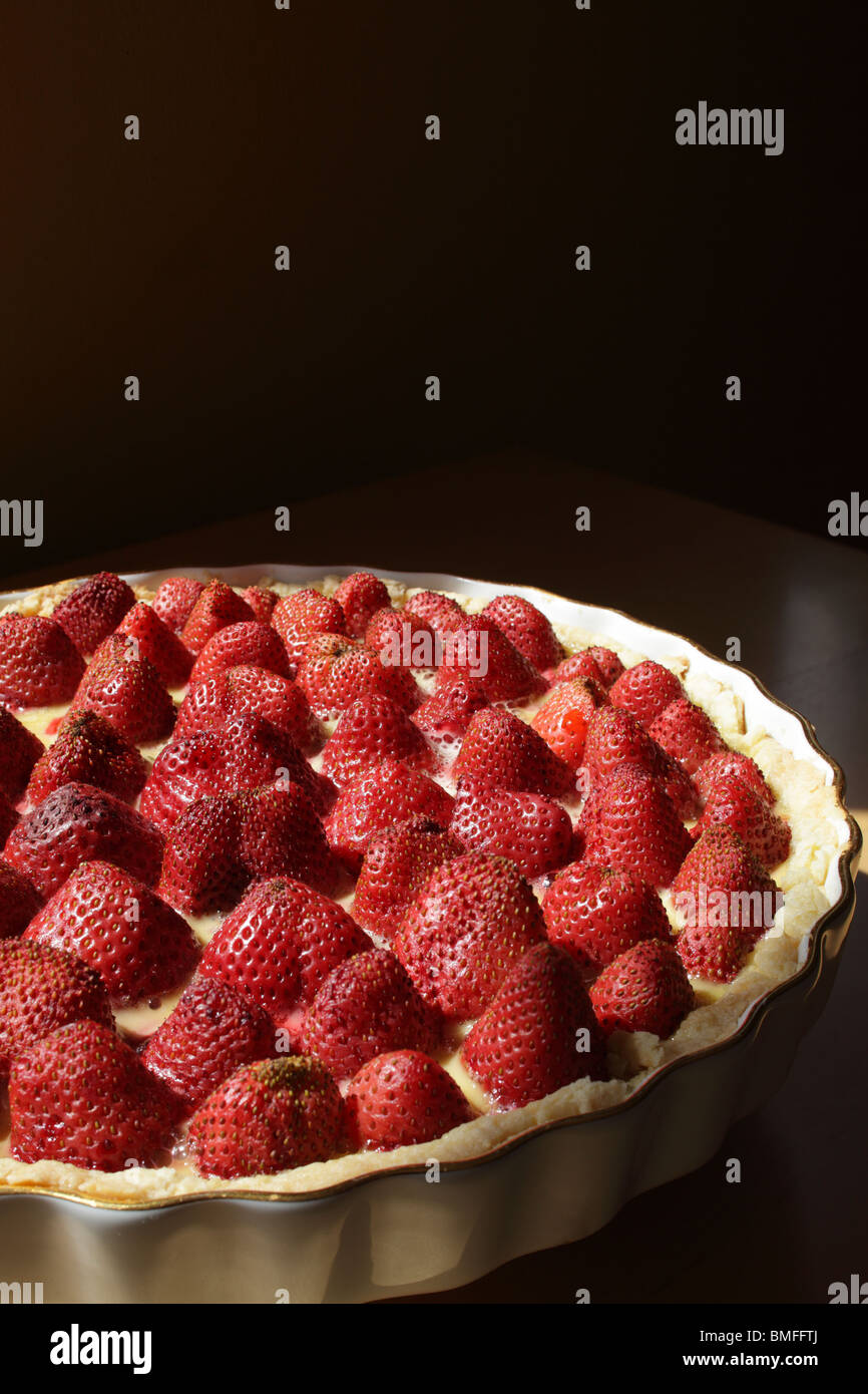 Strawberry tart Stock Photo