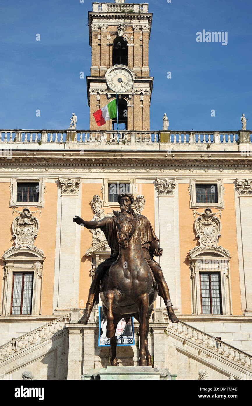 Rome, Piazza del Campidoglio  (Capitoline Hill) Stock Photo