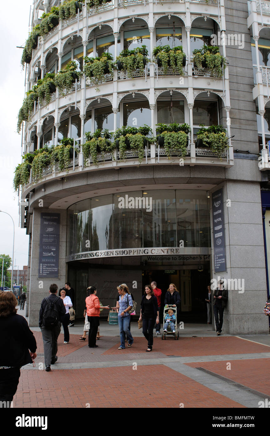 St Stephen's Green Shopping Centre Dublin Ireland Stock Photo Alamy