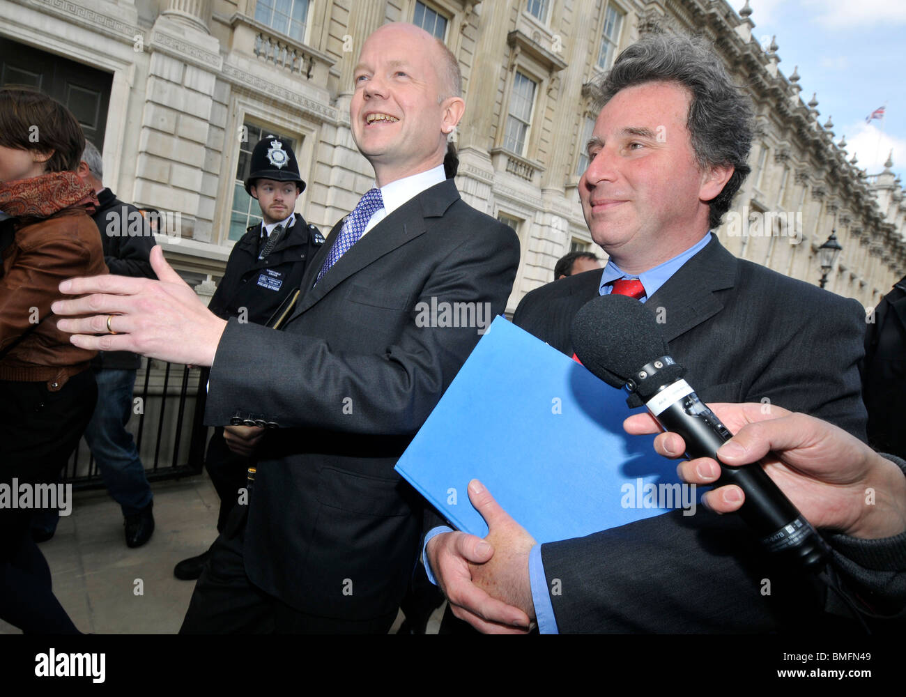 Oliver Letwin and William Hague, Britain, UK Stock Photo