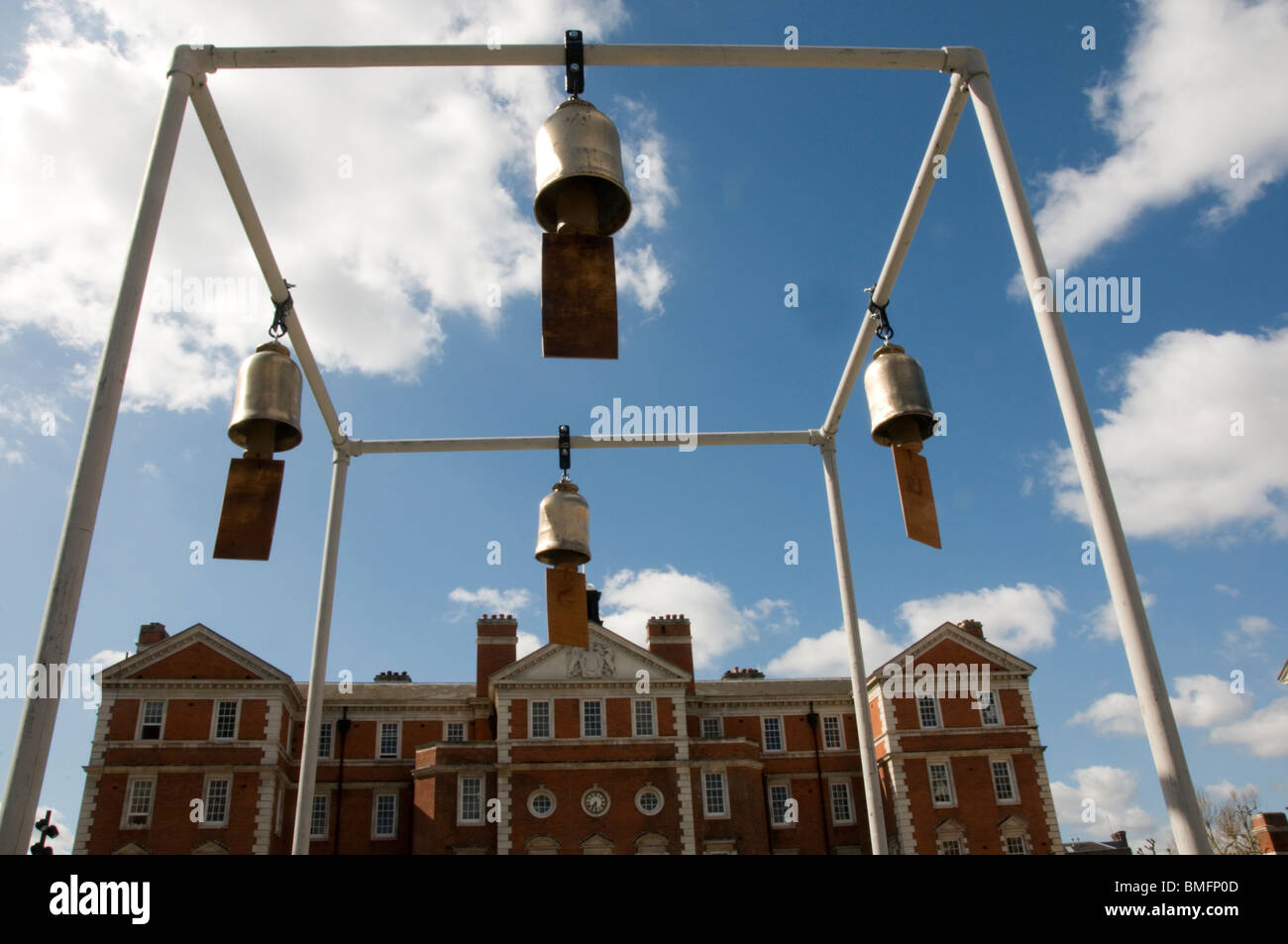 Untitled (wishes 1-4) by Aaron McPeake on The Parade Ground, Millbank, London Stock Photo