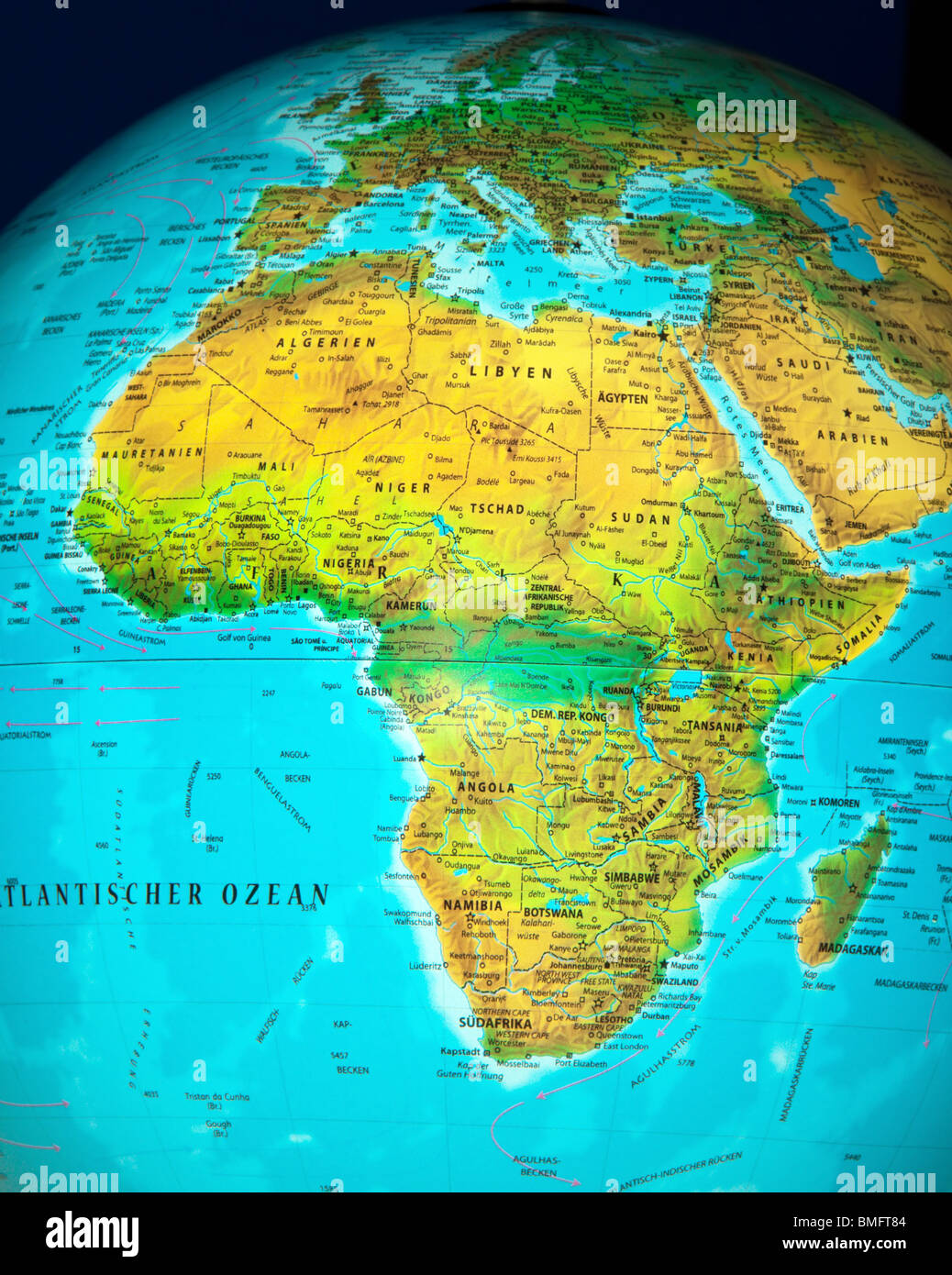 Africa map soil hi-res stock photography and images - Alamy