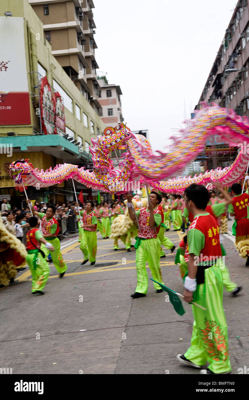 Dragon dance during Mazu's birthday, Hong Kong, China Stock Photo Alamy