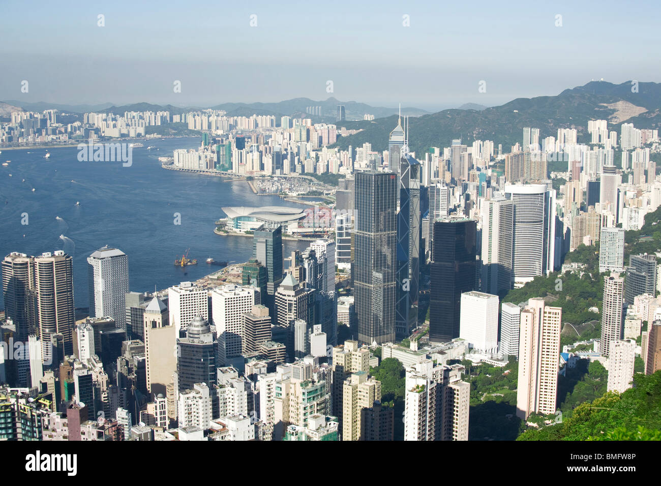 View of Victoria Harbour and Wan Chai from Victoria Peak, Hong Kong