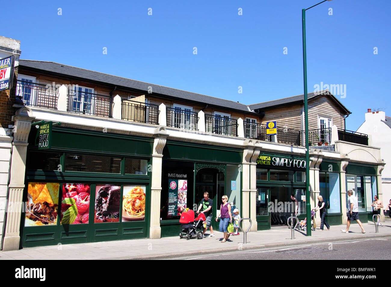 Marks & Spencer Store, High Street, Teddington, London Borough of Richmond upon Thames, Greater London, England, United Kingdom Stock Photo