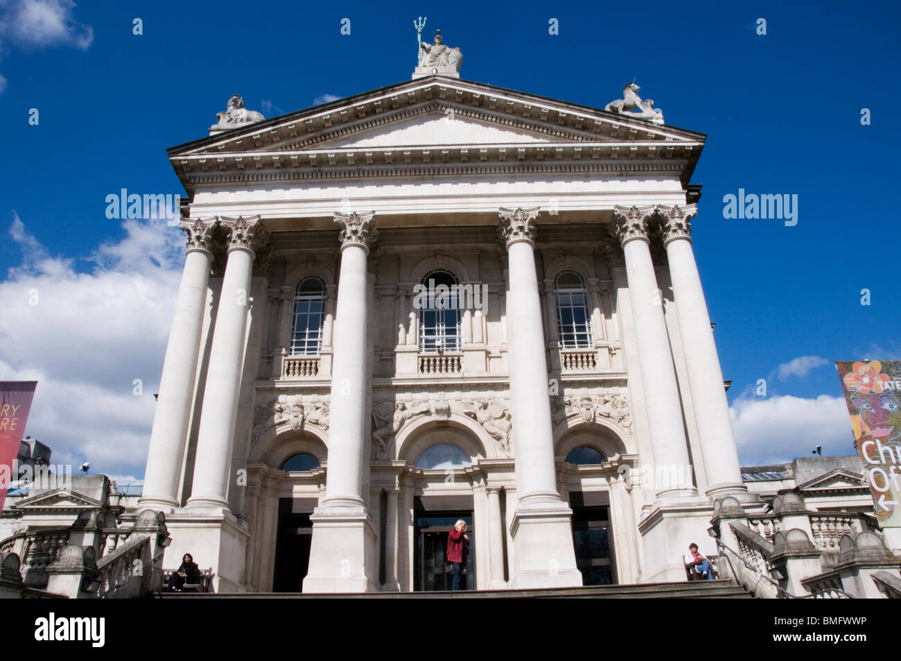 Tate Britain art gallery, Millbank, London, England Stock Photo