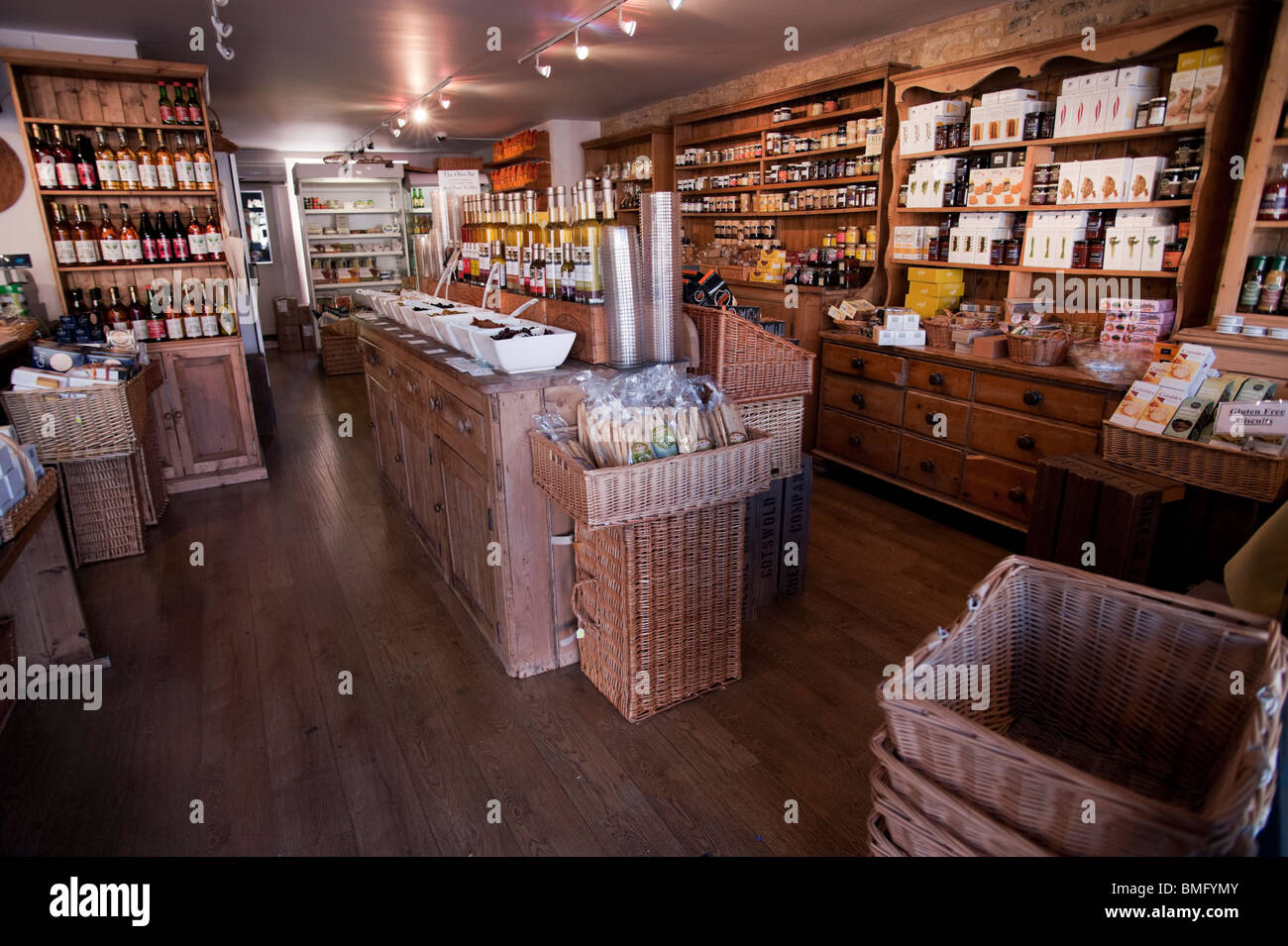 The interior of the Cotswolds Cheese Shop, MoretoninMarsh