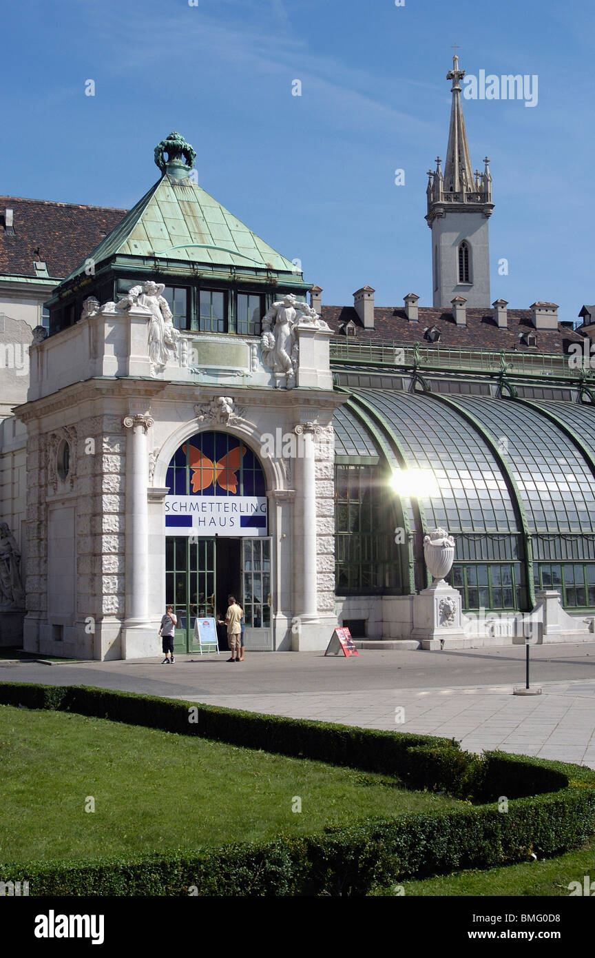 Butterfly House in Vienna Burggarten Stock Photo Alamy