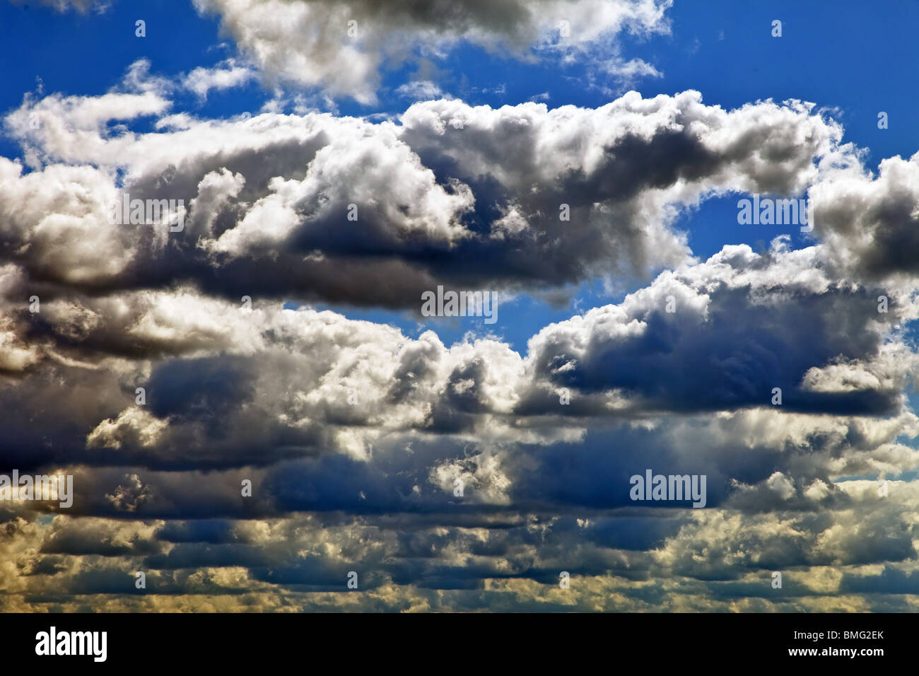 Beautiful blue sky with white clouds as background Stock Photo - Alamy