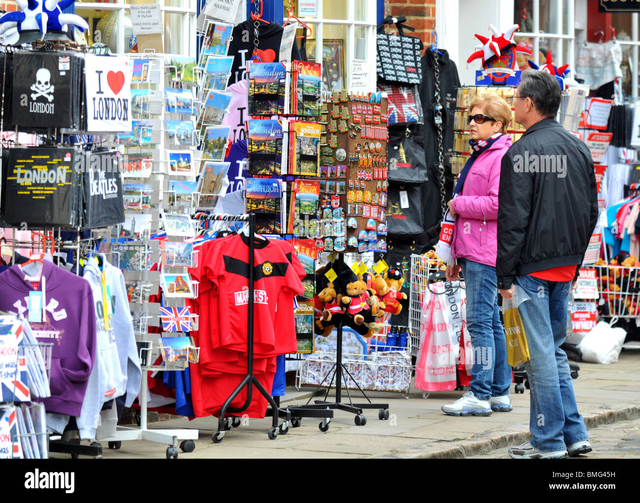 Souvenir shop, Windsor, Berkshire, Britain, UK Stock Photo