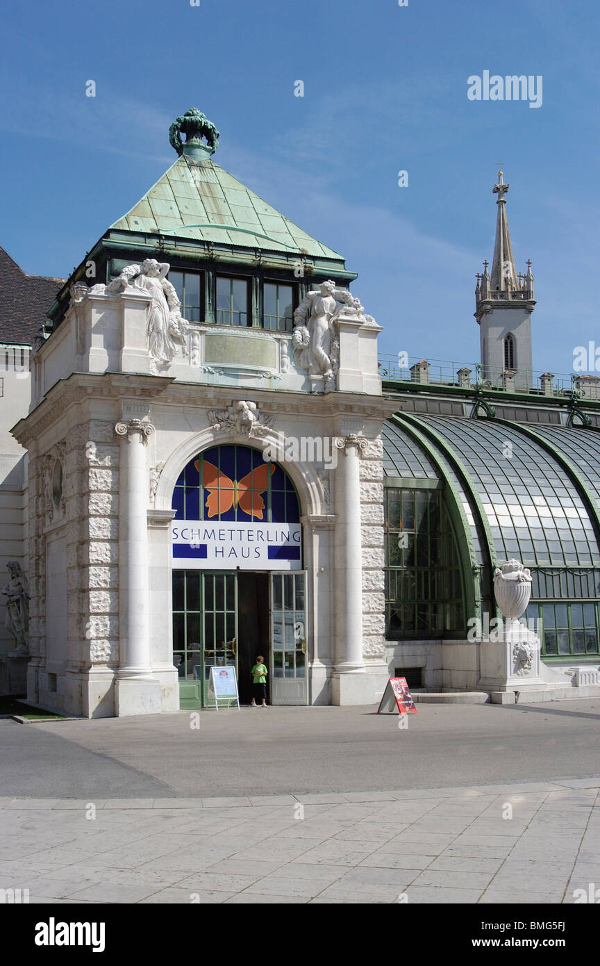 Butterfly House in Vienna Burggarten Stock Photo Alamy