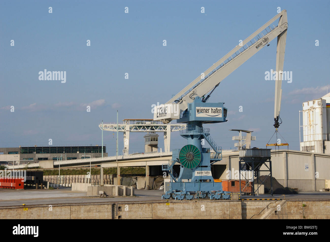 Port of Vienna Stock Photo