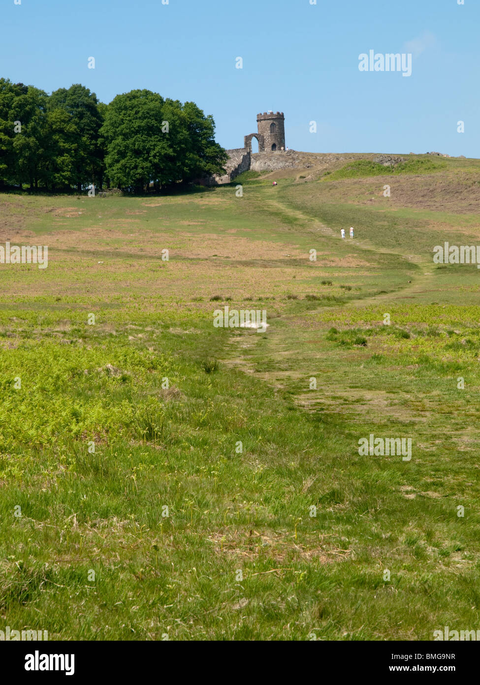 Old John Tower at Bradgate Park in Leicestershire, England UK Stock