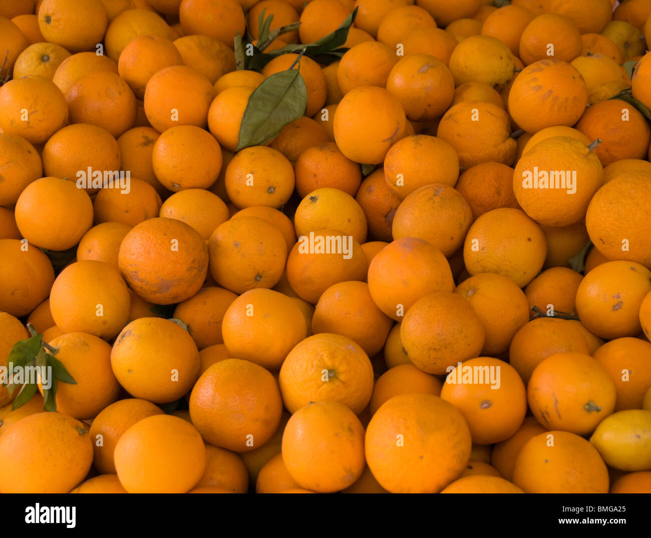 Turkey Antalya - Manavgat market fruit - oranges Stock Photo