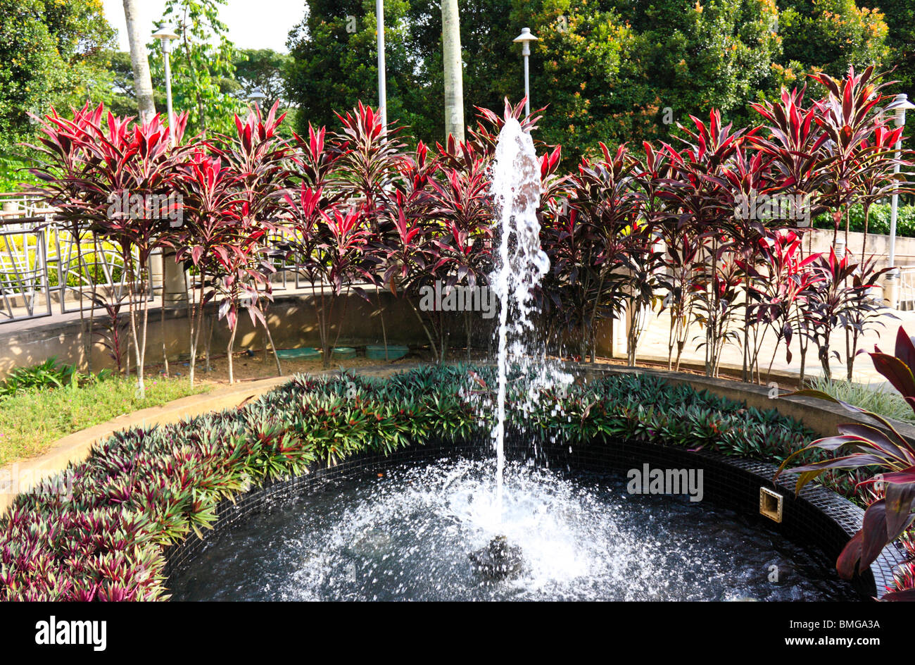 Fountain in Putra Perdana Garden, Putrajaya, Malaysia Stock Photo Alamy