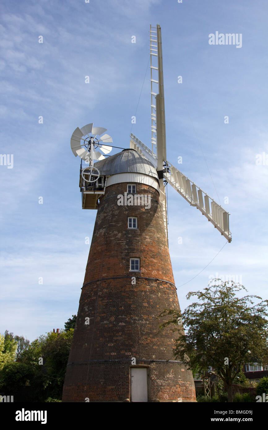 stansted windmill, essex, england uk gb Stock Photo