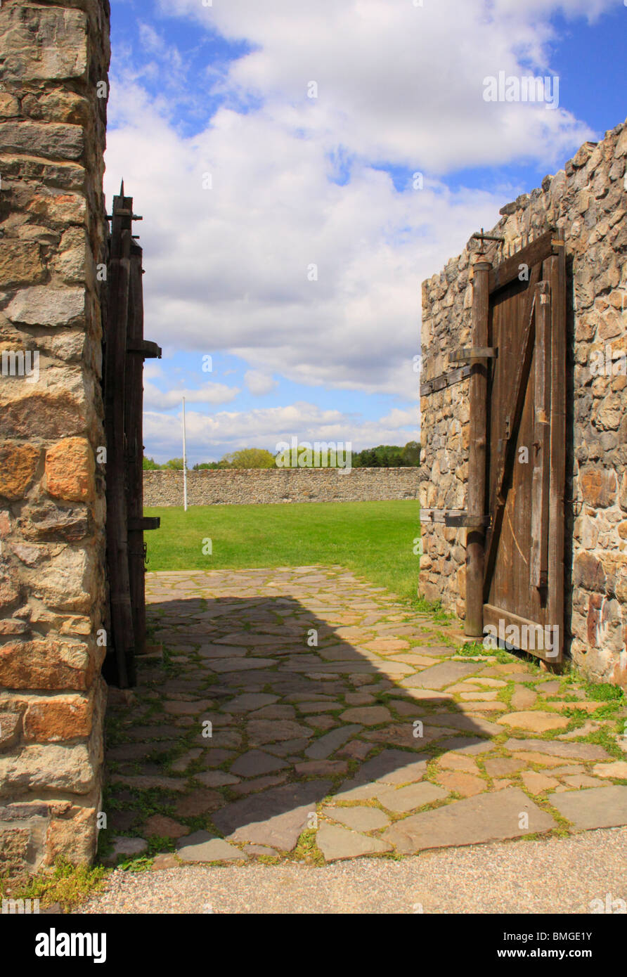Entrance, Fort Frederick State Park, Maryland Stock Photo Alamy