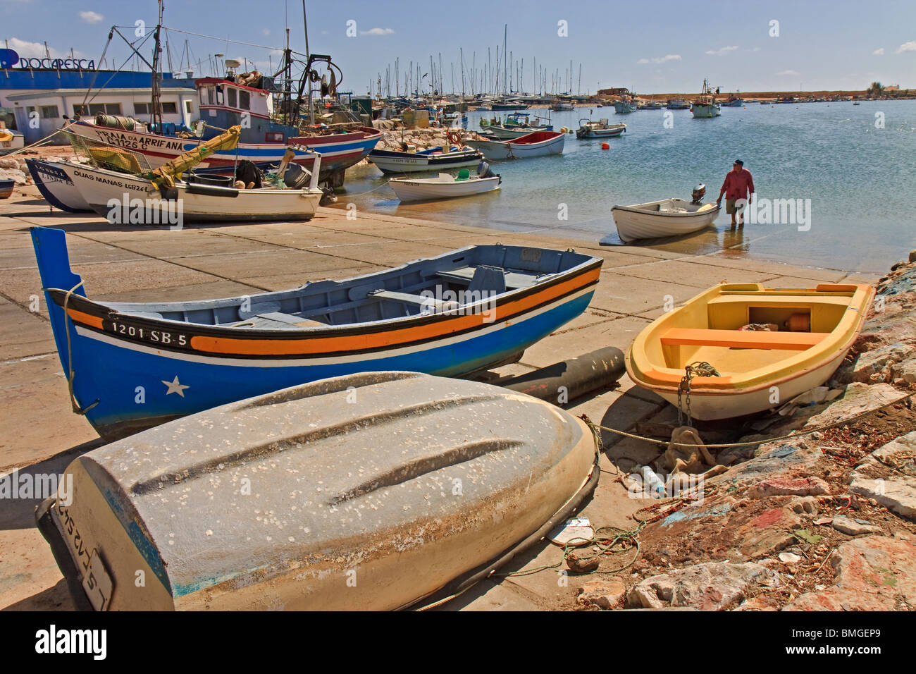 Portugal Lagos De Marina Stock Photo