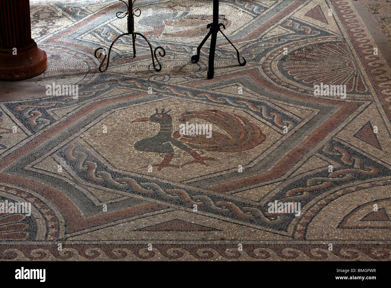 Israel,Jerusalem,St. Cross Monastery,Greek Orthodox Patriarchate,ancient mosaic Stock Photo