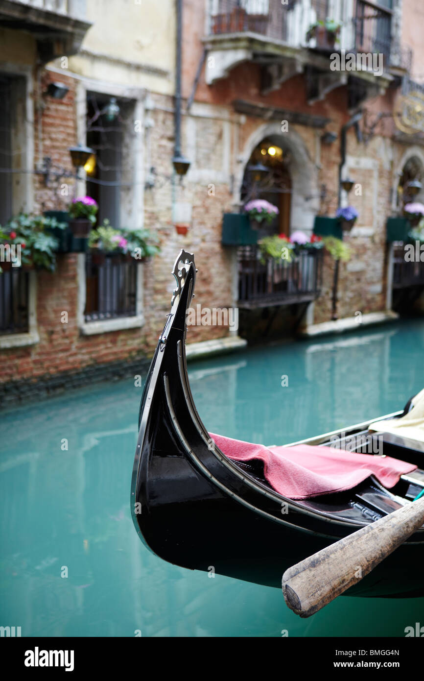 The gondola - icon of Venice, Italy Stock Photo