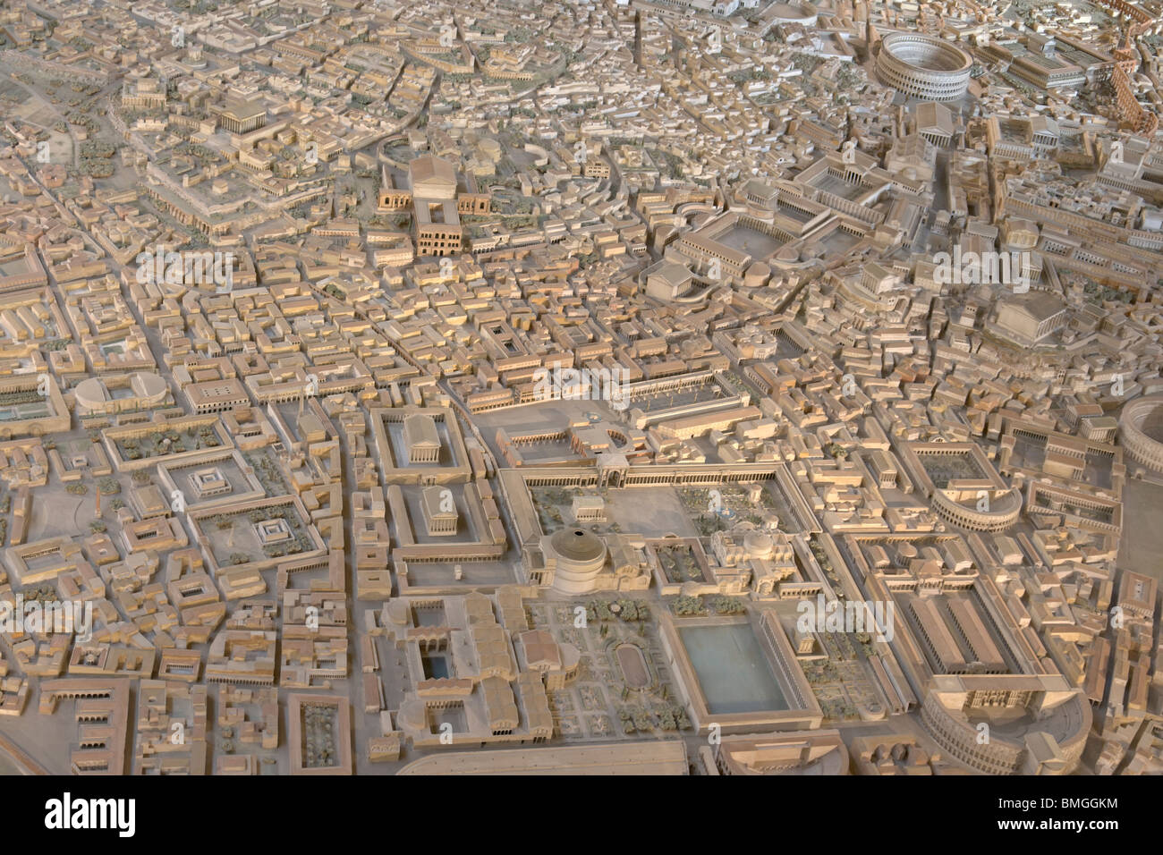 Detail of a scale model of ancient Rome [...] Stock Photo 29867816 Alamy