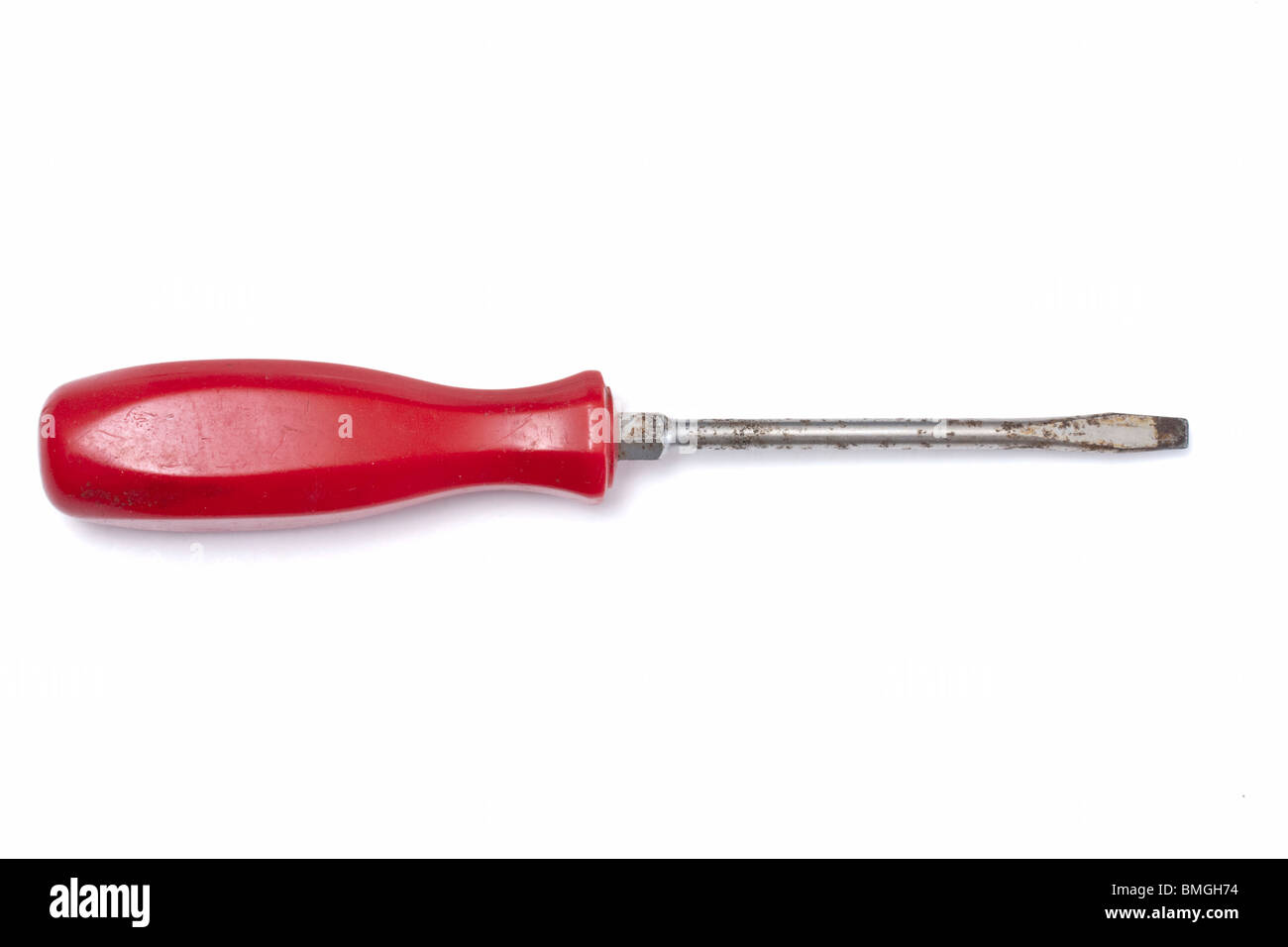 A screwdriver on white background Stock Photo