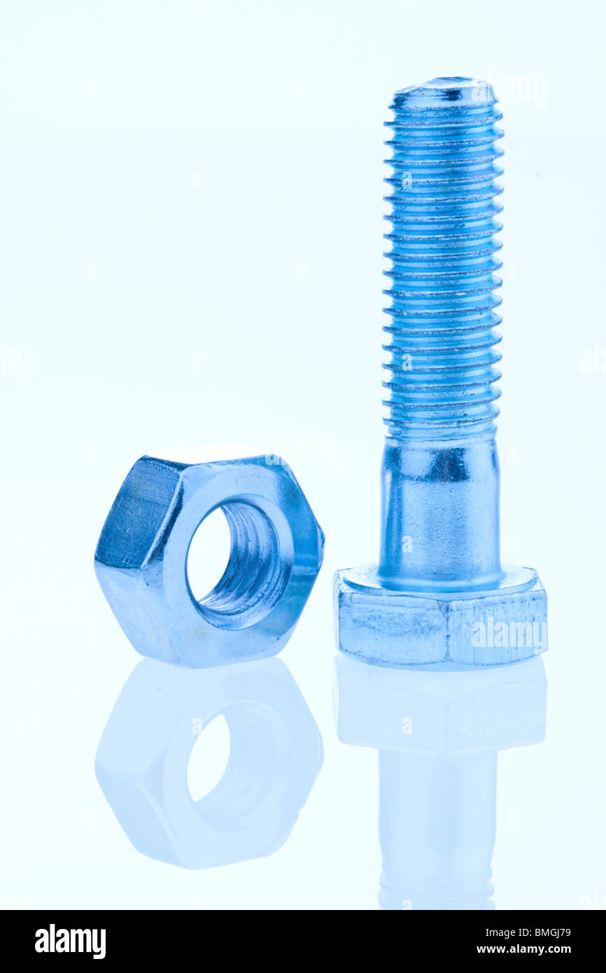 Screw and nut Stock Photo Alamy