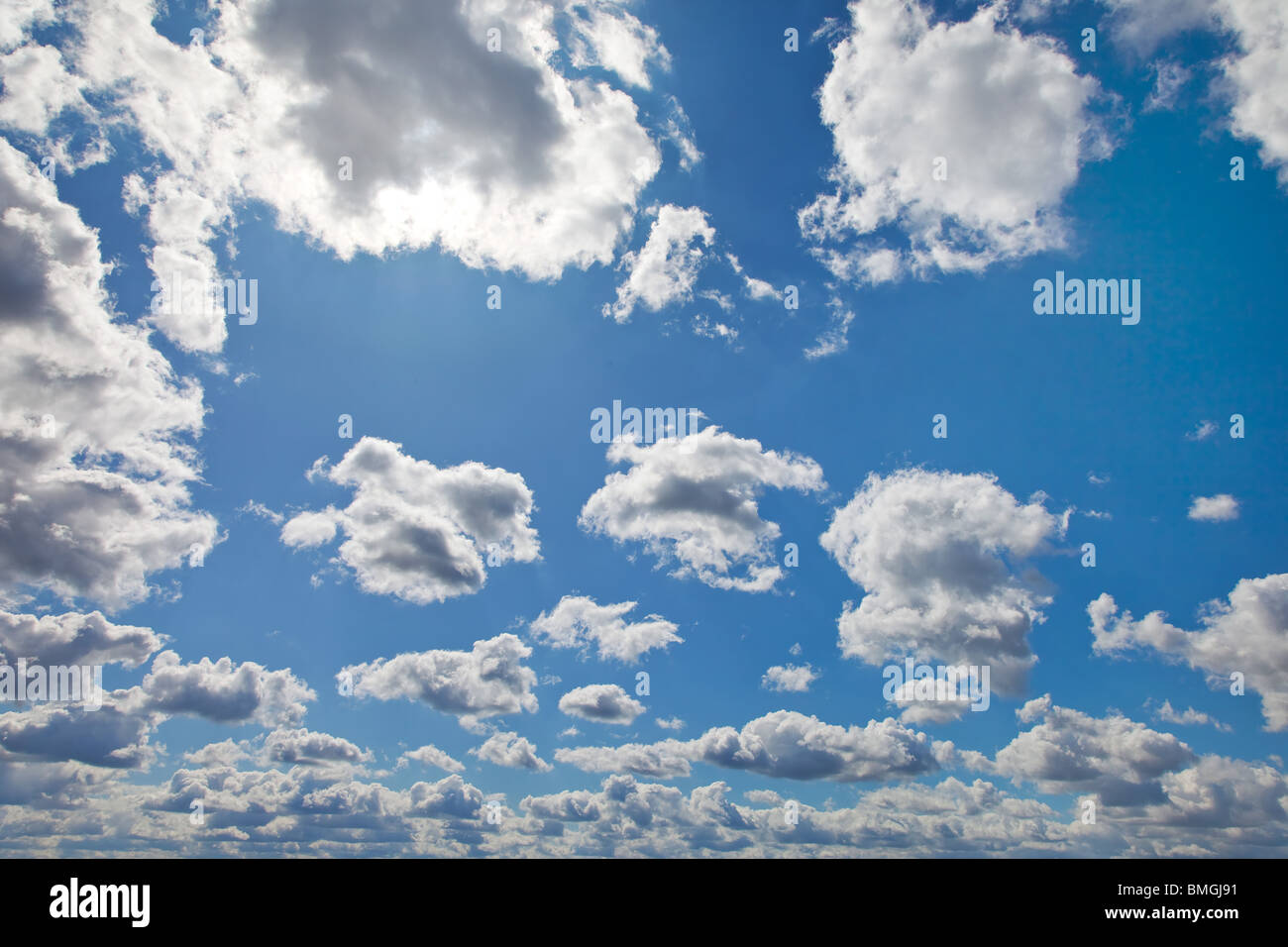 Beautiful blue sky with white clouds as background Stock Photo - Alamy