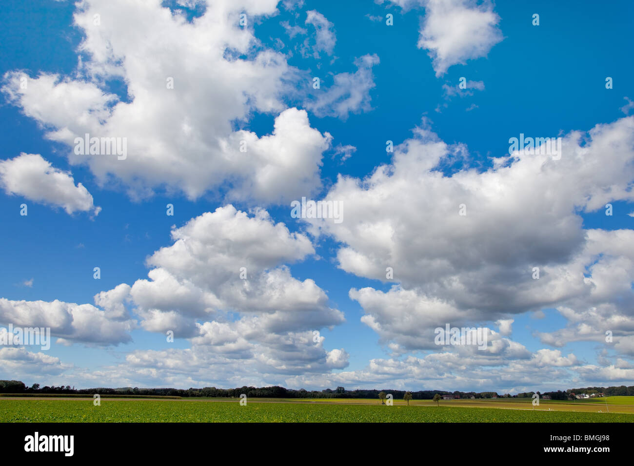 Beautiful blue sky with white clouds as background Stock Photo - Alamy