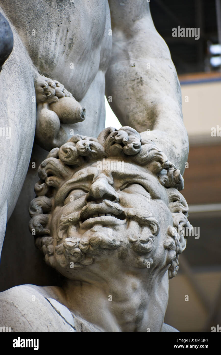 Italy, Tuscany, Florence. Statues in Piazza della Signoria Stock Photo