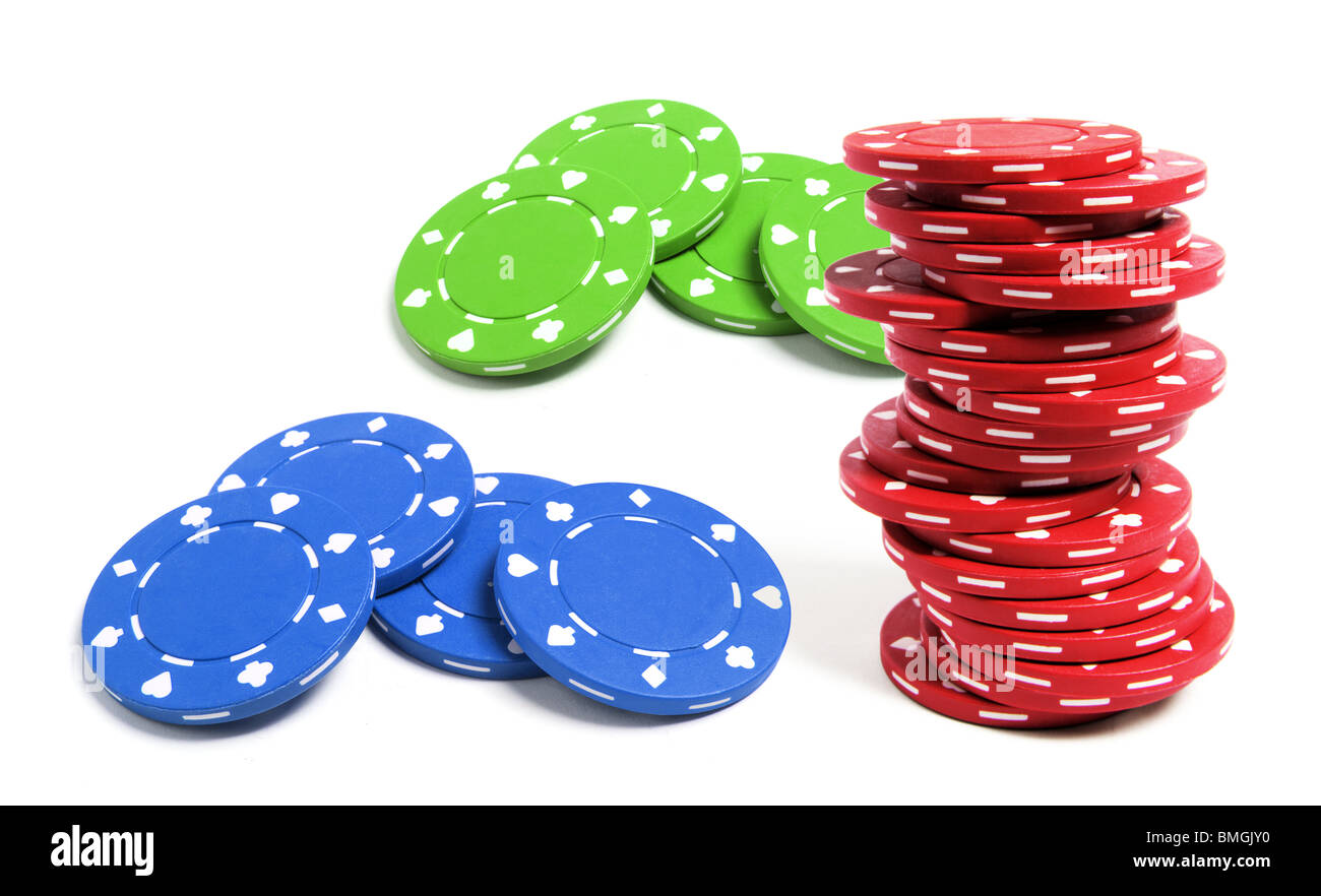 Poker Chips Stock Photo