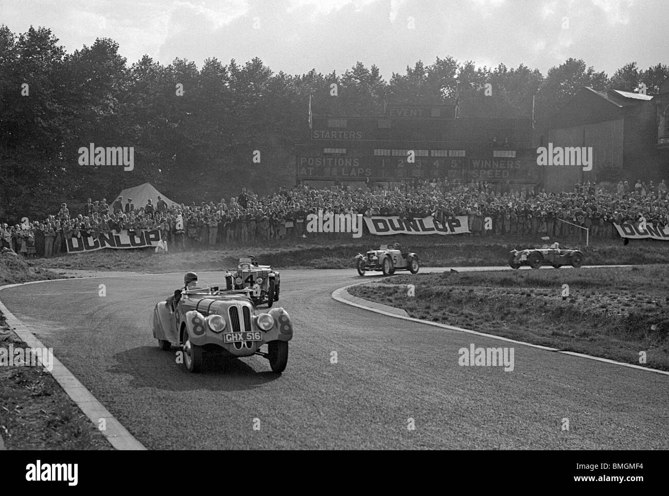 No.8 L.G.Johnson driving a 1971cc Frazer-Nash BMW 328 at Crystal Palace 26th August 1939 Stock Photo