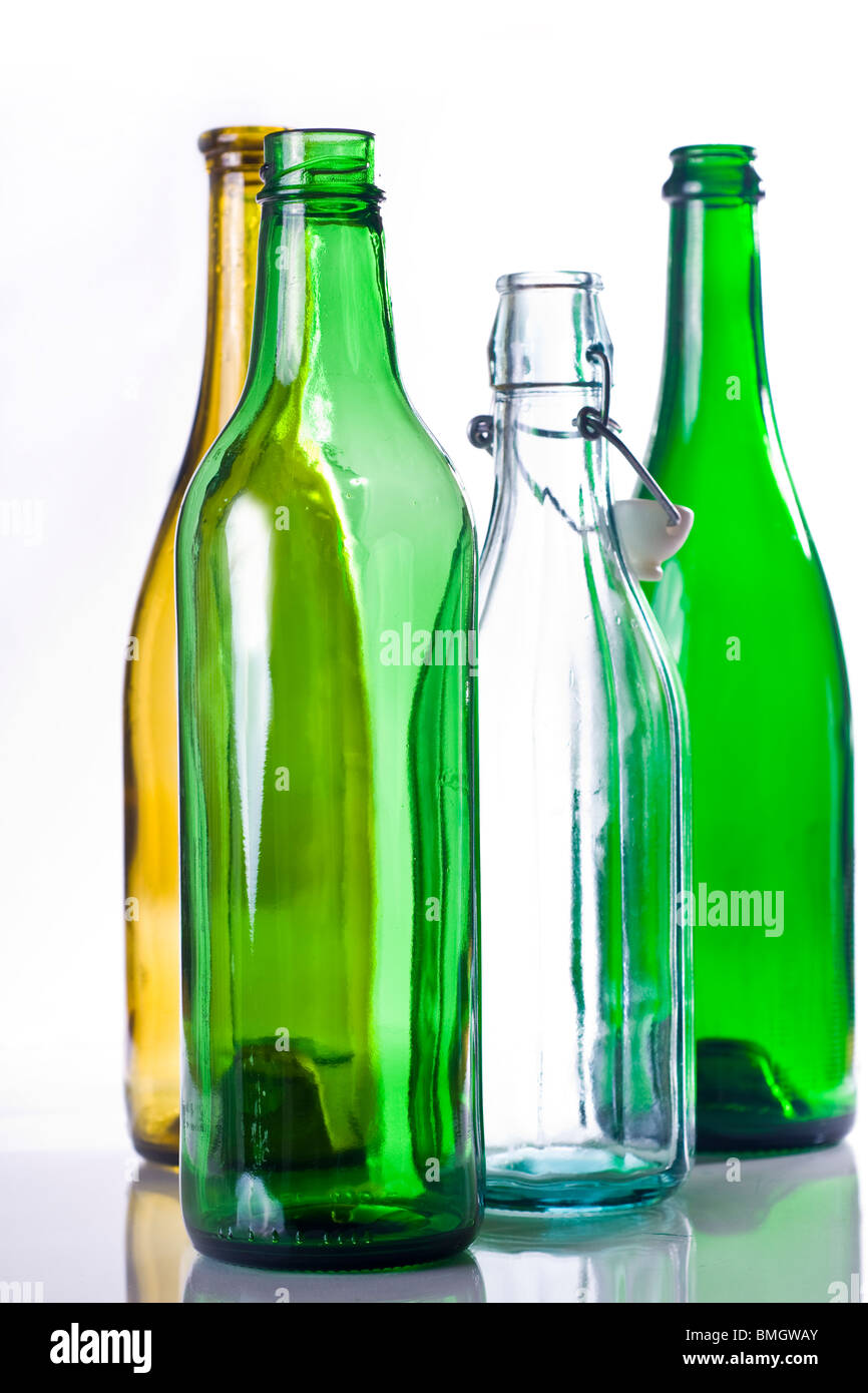 Reflexion of glass bottles hires stock photography and images Alamy