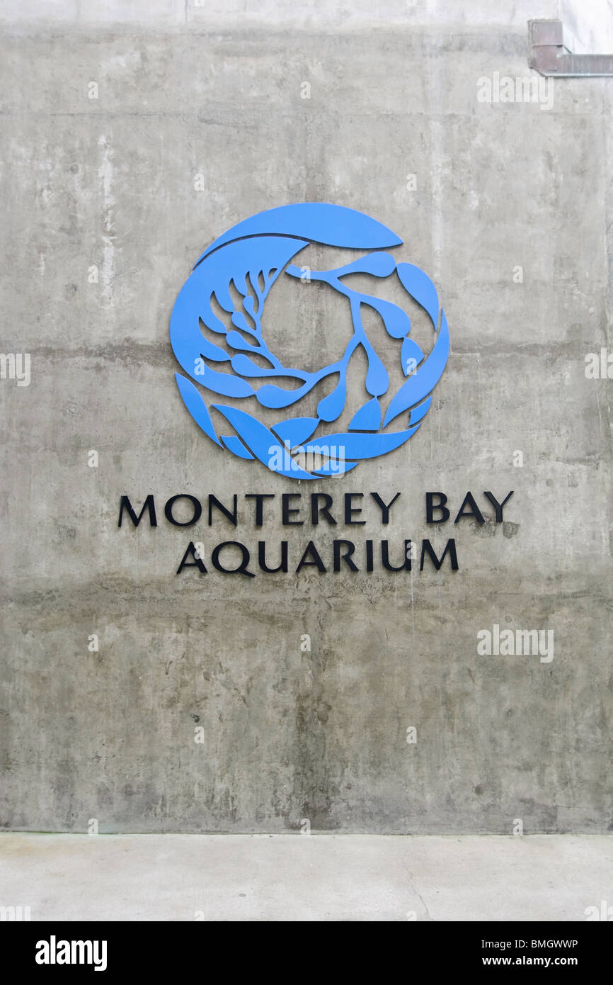 The entrance to the famous Monterey Bay Aquarium Stock Photo Alamy