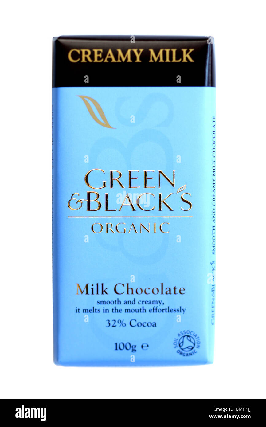 Green And Blacks Creamy Milk Chocolate Bar Stock Photo Alamy Green and blacks creamy milk chocolate bar stock photo alamy