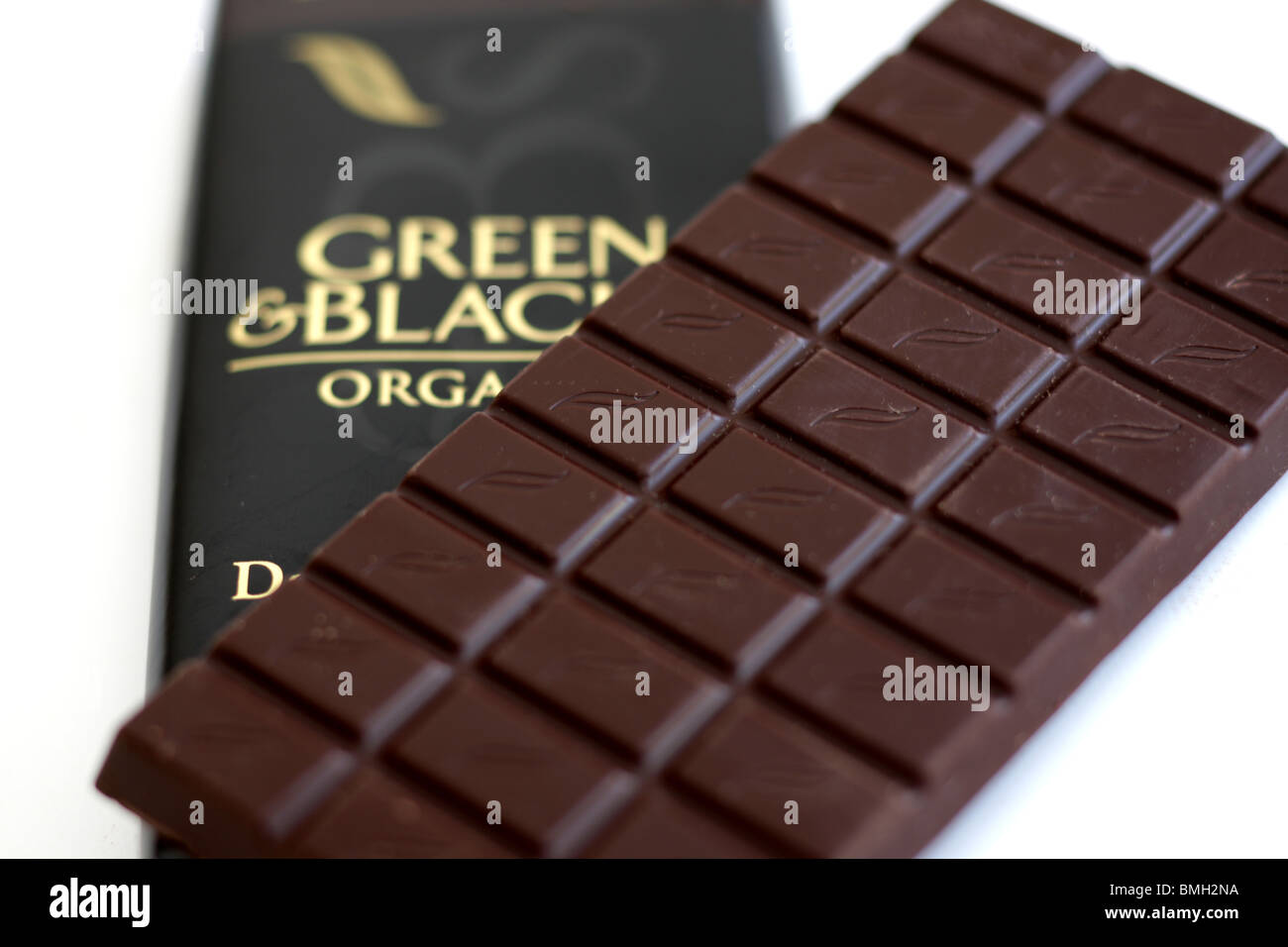 Green and Blacks Organic Dark Chocolate Bar Stock Photo Alamy