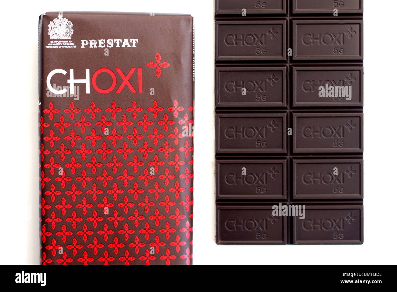 Prestat Choxi Antioxidant Dark Chocolate Bar Stock Photo Alamy