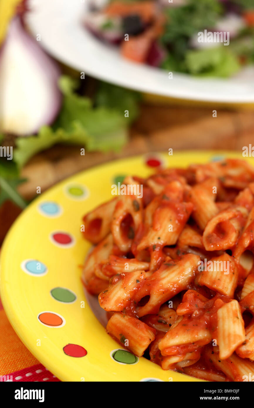 Tomato and Herb Pasta Stock Photo - Alamy