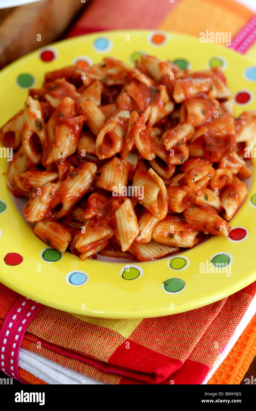 Tomato and Herb Pasta Stock Photo - Alamy