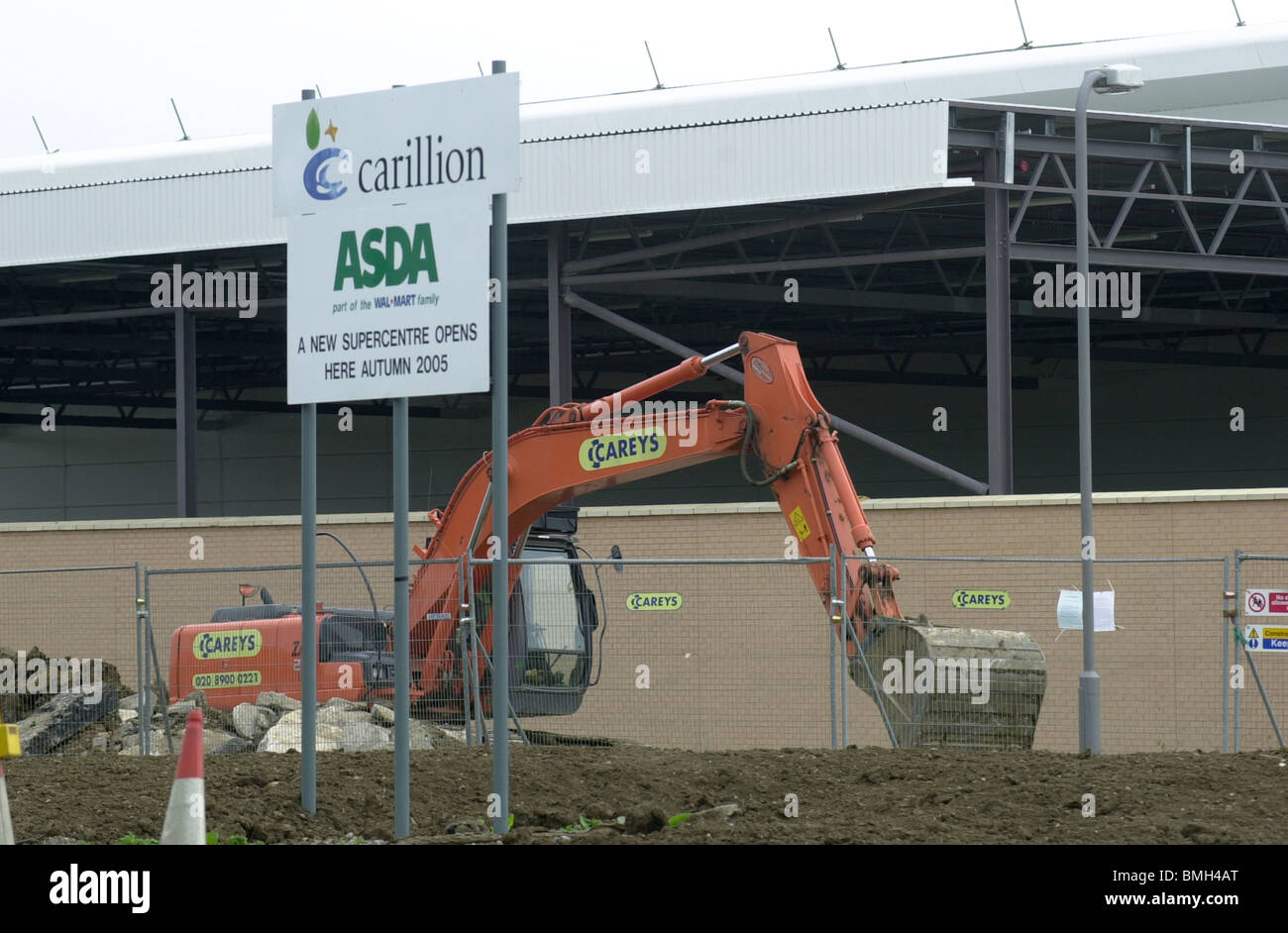 Construction of the biggest ASDA in Europe at Milton Keynes