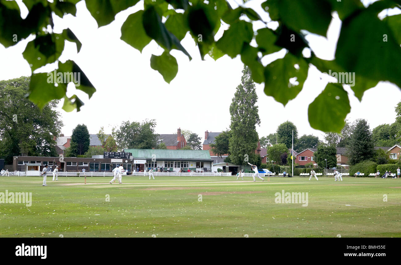 Harborne cricket club, Harborne Birmingham Stock Photo Alamy