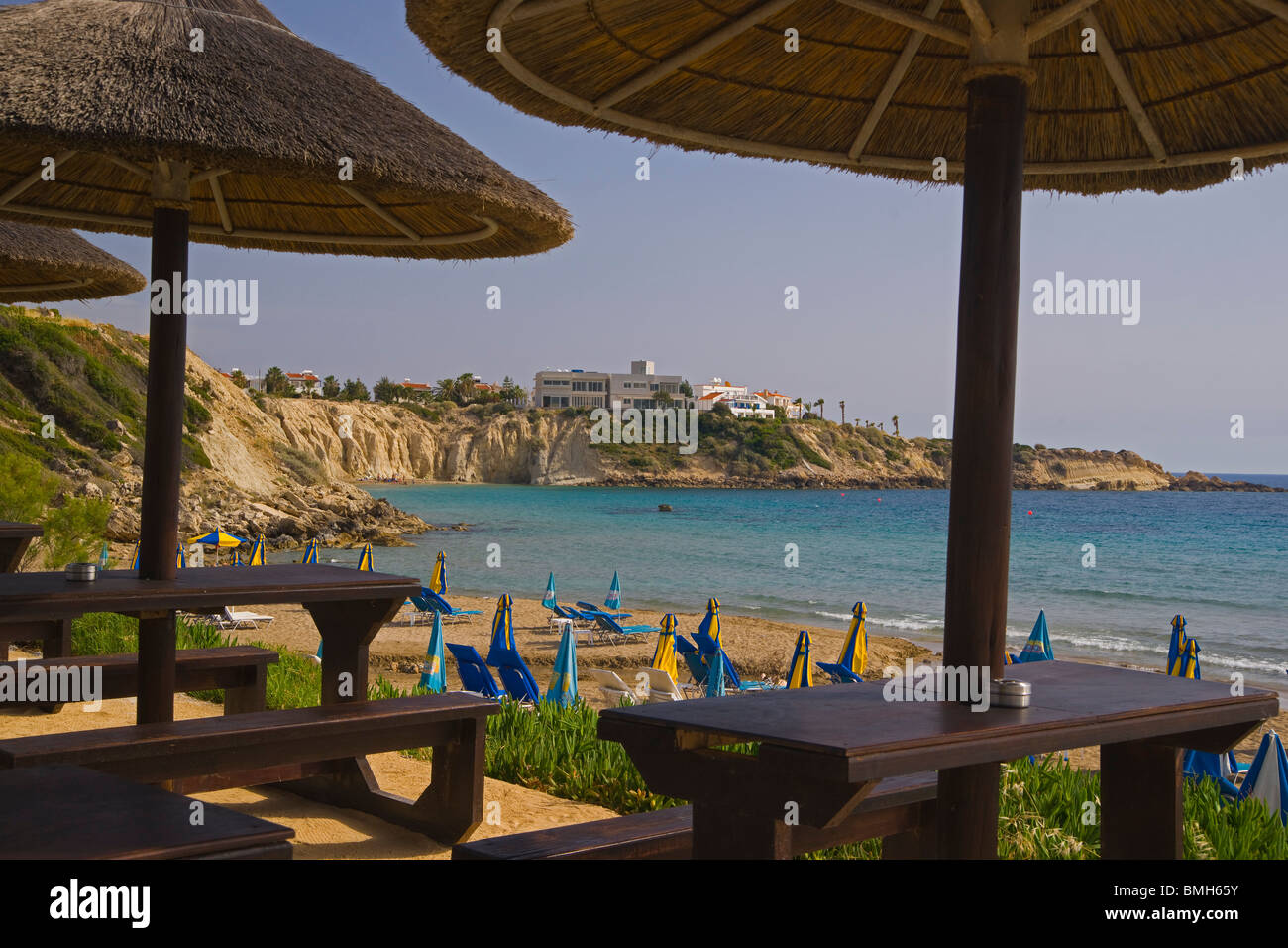 Pissouri, Cape aspro, beach, Cyprus. Spring, May. Stock Photo