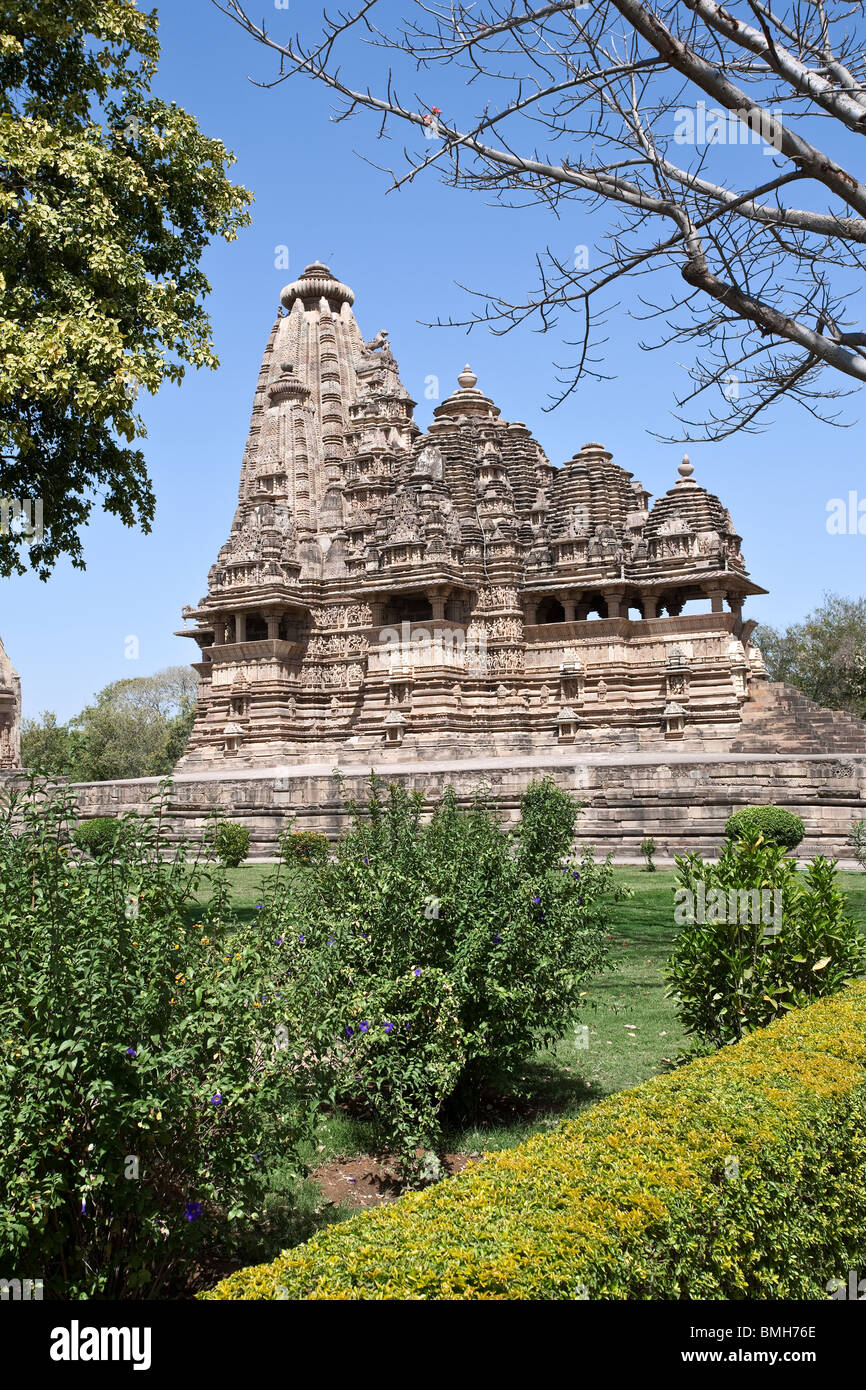Visvanatha Temple. Khajuraho (Western group). Madhya Pradesh. India Stock Photo