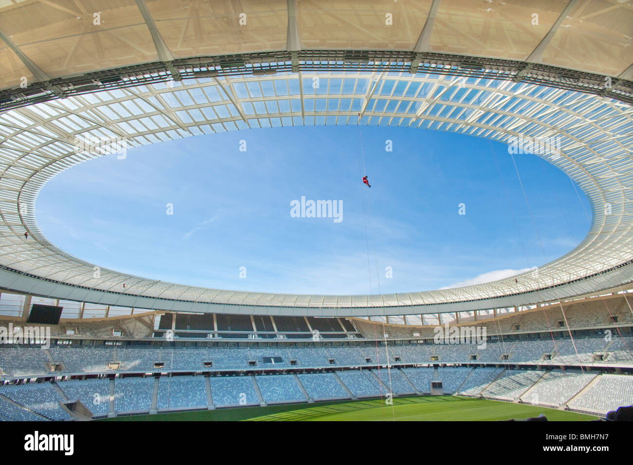 Panoramic view of the interior of Green Point Stadium Cape Town South