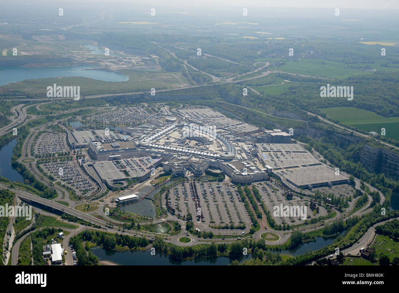 Bluewater Shopping Centre, Kent, South East England Stock Photo