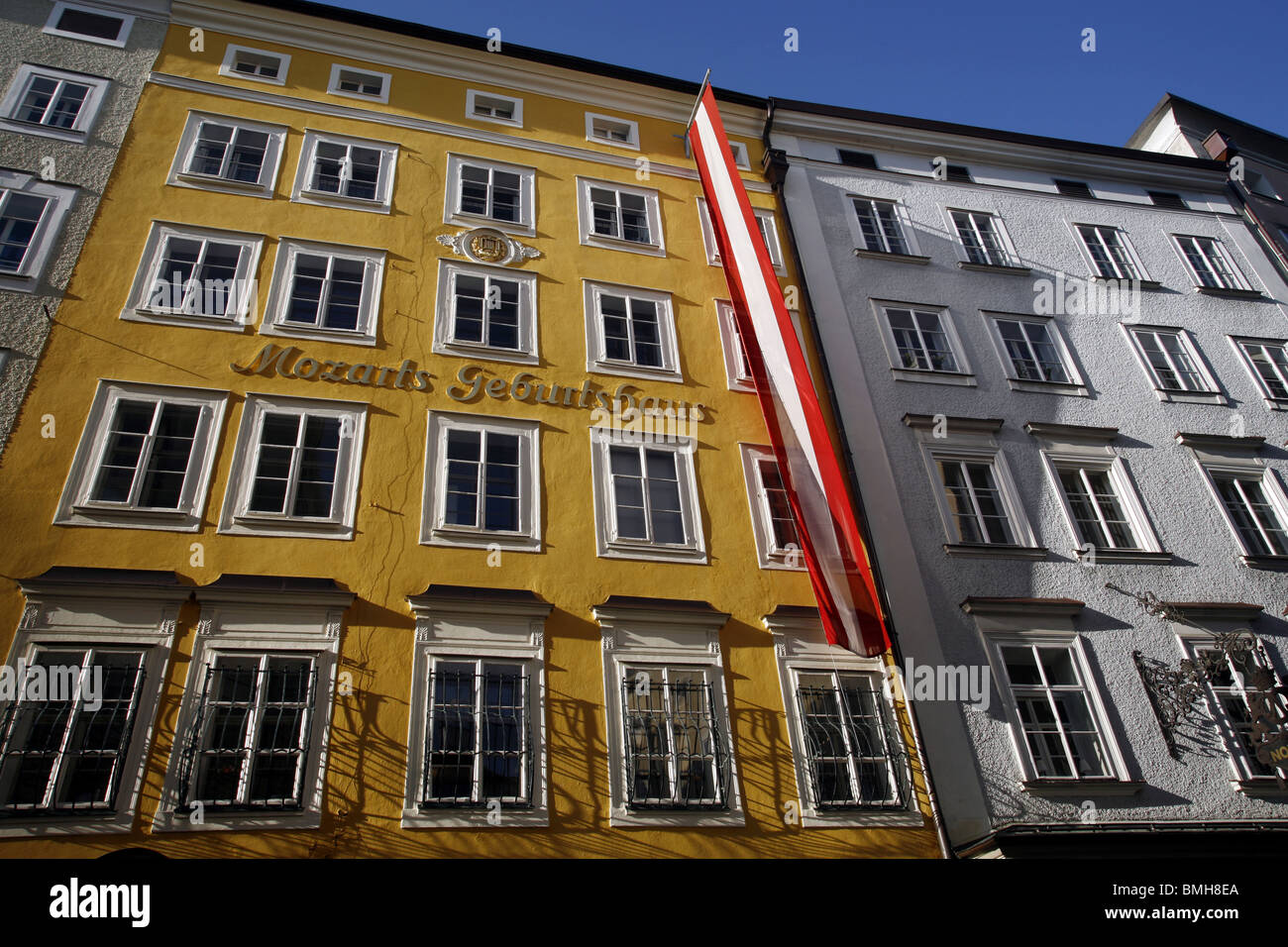 House Where Mozart Was Born In 1756 Salzburg Austria Stock Photo Alamy