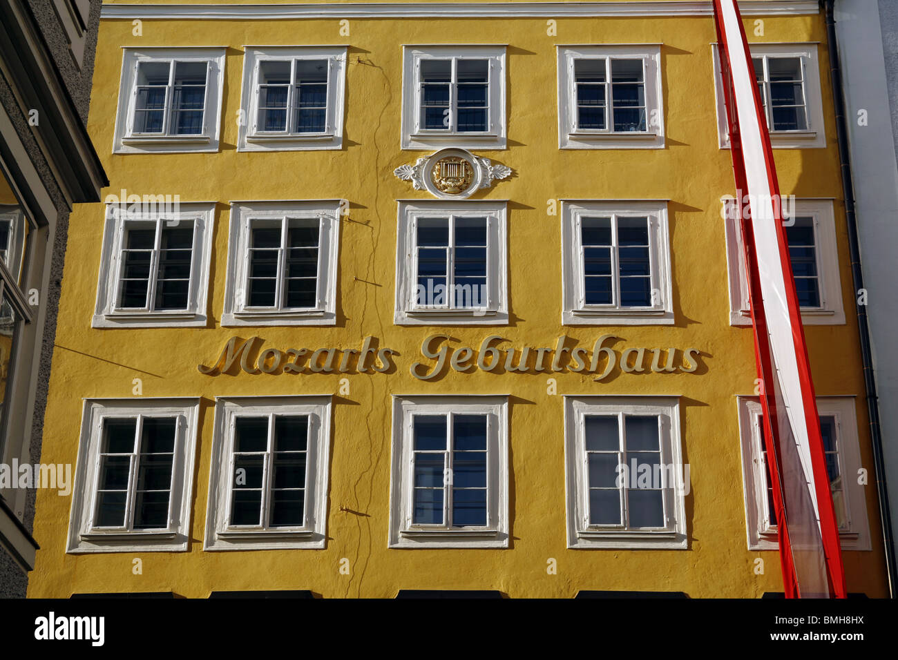 House Where Mozart Was Born In 1756 Salzburg Austria Stock Photo Alamy