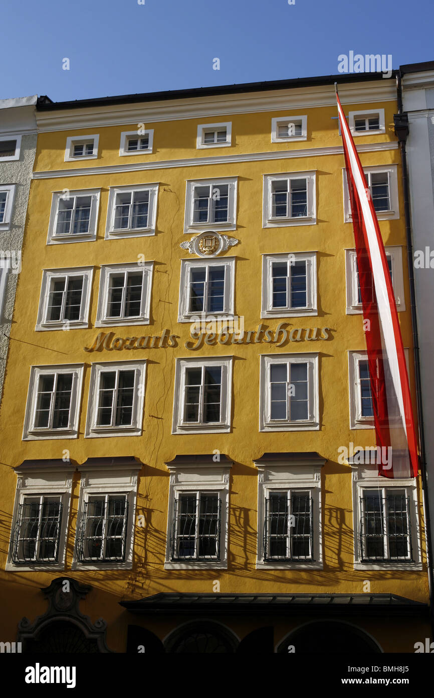 Mozart's Birthplace In Salzburg High Resolution Stock Photography and